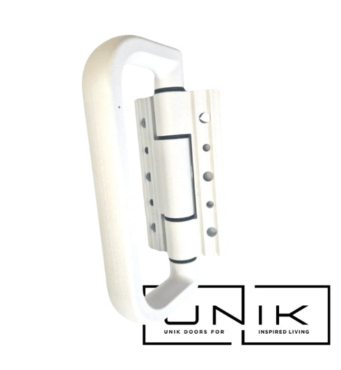 Smart Visofold 1000 Bifold Pull Handle Hinge- White textured -SMART Genuine Part at Unikdoors